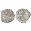 Image 1 : Potosi, Bolivia, cob 8 reales, 1622, assayer not visible (T or P), lions and castles transposed in c
