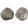 Image 1 : Potosi, Bolivia, cob 2 reales, (1626)P, denomination Z over o-IIII (error), rare.
