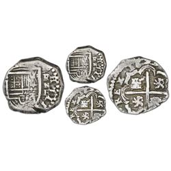 Cartagena, Colombia, cob 1 real, 1629, assayer E below mintmark RN to right, very rare, Restrepo Pla