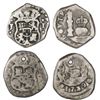 Image 1 : Lot of two Guatemala cob 1R, both assayer J and both ex-Huntington: 1739 and date not visible.