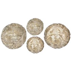 Seville, Spain, 4 reales, Ferdinand-Isabel, assayer Gothic D on reverse, NGC MS 64.