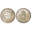 Image 1 : Brazil (Rio mint), 960 reis, Pedro I, 1824-R, struck over a Spanish colonial bust 8 reales, NGC MS 6