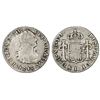 Image 1 : Bogota, Colombia, bust 1/2 real, Ferdinand VII (bust of Charles IV), 1818FJ.