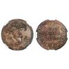 Image 1 : Cartagena, Colombia, copper 2 reales, 1813, NGC AU 50 BN.