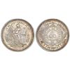 Image 1 : Lot of two Honduras 25 centavos, ex- Roberts (stated on labels): 1895, NGC XF 45; and 1901, NGC AU 5