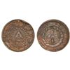 Image 1 : Honduras, bronze 1 centavo, 1910, 5c obverse and reverse die, NGC MS 63 BN.
