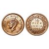 Image 1 : Bombay, India, restrike proof copper 1/2 pice, George VI, 1942(B), NGC PF 62 RD.