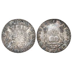 Mexico City, Mexico, pillar 8 reales, Philip V, 1738MF.