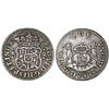 Image 1 : Mexico City, Mexico, pillar 2 reales, Ferdinand VI, 1747M, pellets at beginning and end of shield-si