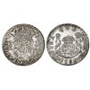 Image 1 : Mexico City, Mexico, pillar 2 reales, Ferdinand VI, 1750M, pellets at beginning and end of shield-si