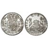 Image 1 : Mexico City, Mexico, pillar 2 reales, Ferdinand VI, 1759M, cinquefoil ornaments on shield side, cros