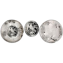 Guerrero, Mexico, eagle (facing right) countermark on a Mexico City, Mexico, bust 1 real, NGC Poor d