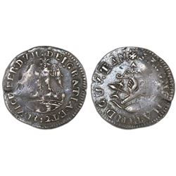 Tlalpujahua, Mexico (National Congress), 1/2 real, Ferdinand VII, 1812, NGC VF 30.