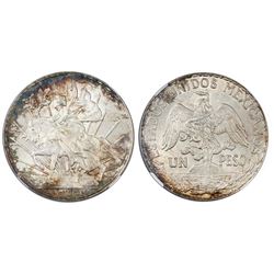 Mexico City, Mexico, 1 peso "Caballito," 1913/2, NGC MS 62.