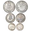 Image 1 : Lot of three Nicaragua coins: 1 cordoba, 1912-H; 50 centavos, 1912-H; 25 centavos, 1929.
