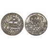 Image 1 : Santander, Spain, small silver proclamation medal, Charles IV, 1789, rare, PCGS AU55.