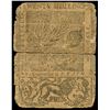Image 2 : Delaware, 20 shillings, June 1, 1759, serial 5279, printed by Benjamin Franklin.