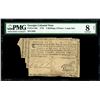 Image 1 : Georgia, two shillings six pence, 1776, serial 5455, denomination on both sides, PMG VG 8 net / back