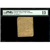Image 1 : Pennsylvania, 20 shillings, Oct. 1, 1756, serial 3665, plate A, printed by Benjamin Franklin, PMG Fi