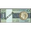 Image 1 : Brazil, Banco Central do Brasil, specimen 1 cruzeiro, no date (1970), MODELO 002162 perforation.