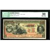 Image 1 : Bogota, Colombia, Banco Nacional, 5 pesos, 4-3-1895, series A, serial 1005382, ICG VF 30.