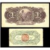 Image 2 : Lot of two Bogota, Colombia notes: Republica de Colombia, 1 peso, 1904, serial 0630796; Banco Nacion