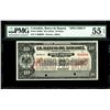 Image 1 : Bogota, Colombia, Banco de Bogota, 10 pesos specimen, no date (1919), series Z, PMG AU 55 EPQ.