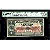 Image 1 : Bogota, Colombia, Banco de Bogota, 1 peso specimen, no date (1919), series X, PMG Choice AU 58 EPQ.