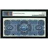 Image 2 : San Jose, Costa Rica, Banco de La Union, 25 pesos specimen, 1-5-1889, series A, PMG Choice UNC 63 EP