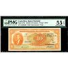 Image 1 : San Jose, Costa Rica, Banco Nacional, 10 colones, 16-10-1946, series G, serial 368568, PMG AU 55 EPQ