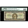 Image 1 : San Jose, Costa Rica, Banco Nacional, 2 colones, 28-2-1945, series E, serial 1534570, PMG Choice UNC