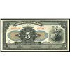Image 1 : Lima, Peru, Banco Central, 50 soles (1935) overprint on Banco de Reserva, 5 libras, 11-8-1926, serie