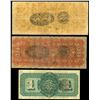 Image 2 : Lot of three Lima, Peru, Compania de Obras Publicas y Formento del Peru, 4-7-1876, series A notes: 2