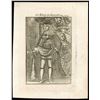 Image 1 : French copperplate engraving of King Charles II of Spain by A.M. Mallet titled "der Konig in Spannie