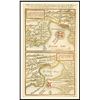 Image 1 : English map of "St. Louis" (Haiti) and "St. Jago" (Santiago, Cuba), dated 1748, hand colored.
