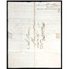 Image 2 : French letter from the ship Le Juste from Cadiz to Marseille dated 1733.