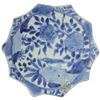 Image 1 : Chinese blue-on-white porcelain kraak bowl medallion, bird-on-rock motif, Ming Dynasty, Wanli Period