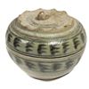 Image 1 : Chinese blue-on-white porcelain round, lidded box, intact, from the "Vung Tao Wreck" (ca. 1690).