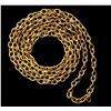 Image 1 : Gold chain (plain links), 22K, 43" long, 125 grams, ex-1715 Fleet, ex-Real Eight (Kip Wagner), ex-Ul