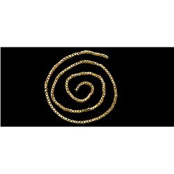 Gold "olive blossom" chain,  21" long, 29.92 grams, ex-1715 Fleet, ex-Haskins.