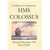 Image 2 : Small silver spoon, intact, from HMS Colossus (1798), rare provenance.