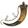 Image 1 : Colonial-era iron-mounted artillery horn, 1700s-early 1800s.