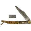 Image 1 : Large Spanish sailor's navaja (folding knife), signed "Beauvoir," 1800s.