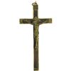 Image 1 : Large, French, bronze-ebony crucifix, early 1800s.