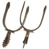 Image 1 : Pair of early Spanish colonial iron military horseman's spurs (espuelas), 1700s.