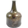 Image 1 : Intact "onion" bottle, 1700s.