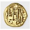 Image 1 : Bogota, Colombia, cob 1 escudo, Philip V, assayer M (vertical) to right, mintmark F to left.