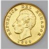 Image 1 : Ecuador (struck at the Heaton mint, Birmingham), 10 sucres, 1899.
