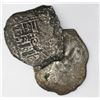 Image 1 : Lot of two Mexico City, Mexico, cob 8 reales, Philip V, assayers not visible.