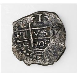 Lima, Peru, cob 1 real, 1705H.
